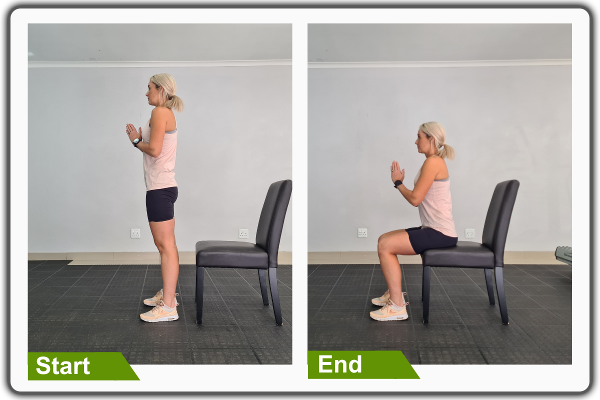 Squat with Chair - Knee Tightness