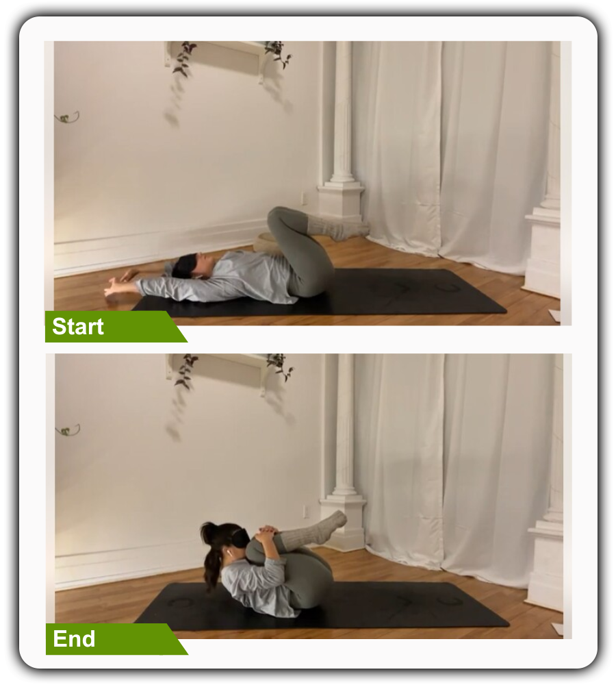 Knees to Chest - Calming Yoga Poses