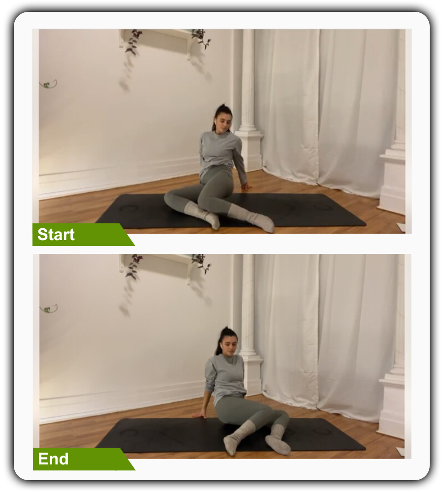 Seated Windshield Wipers - Calming Yoga Poses