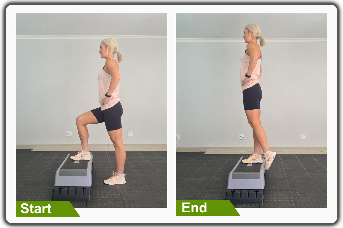 step ups for glutes 