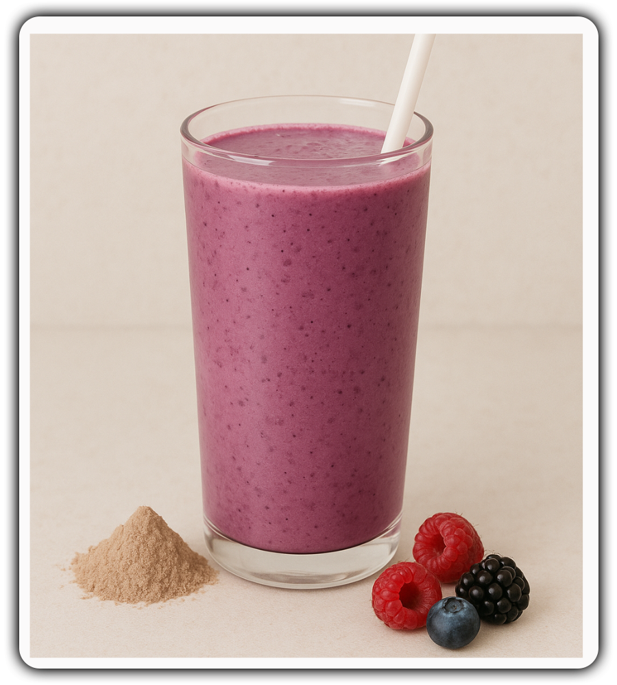 4. Berry Blast Protein Shake