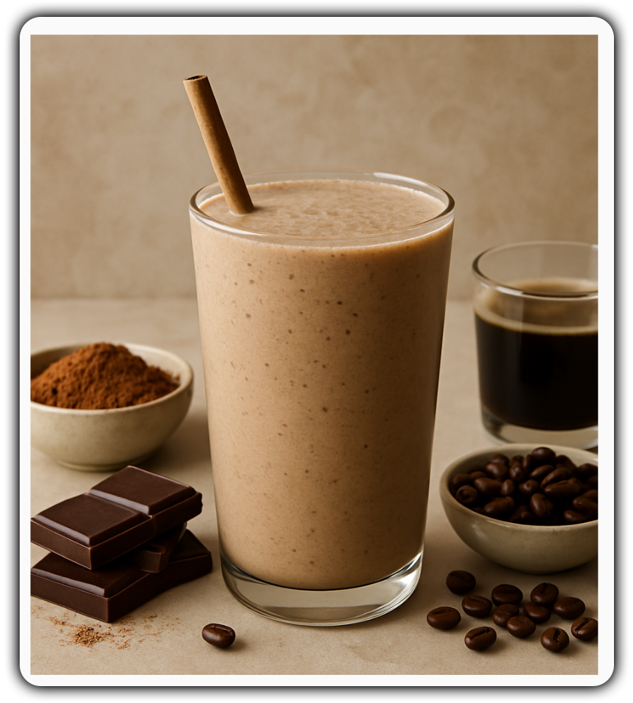 5. Creamy Cacao & Coffee Recovery Shake