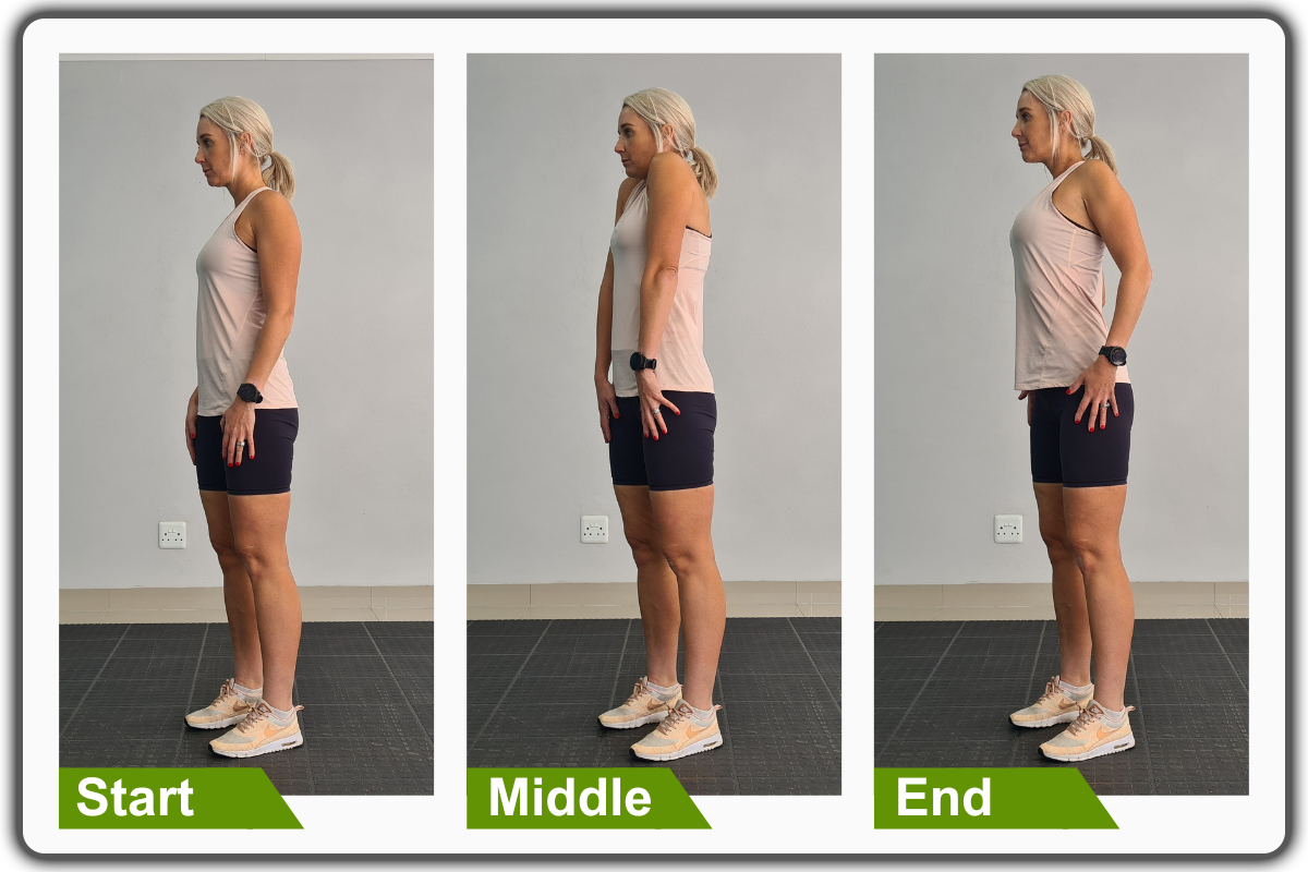 5. Shoulder Roll and Neck Rotation